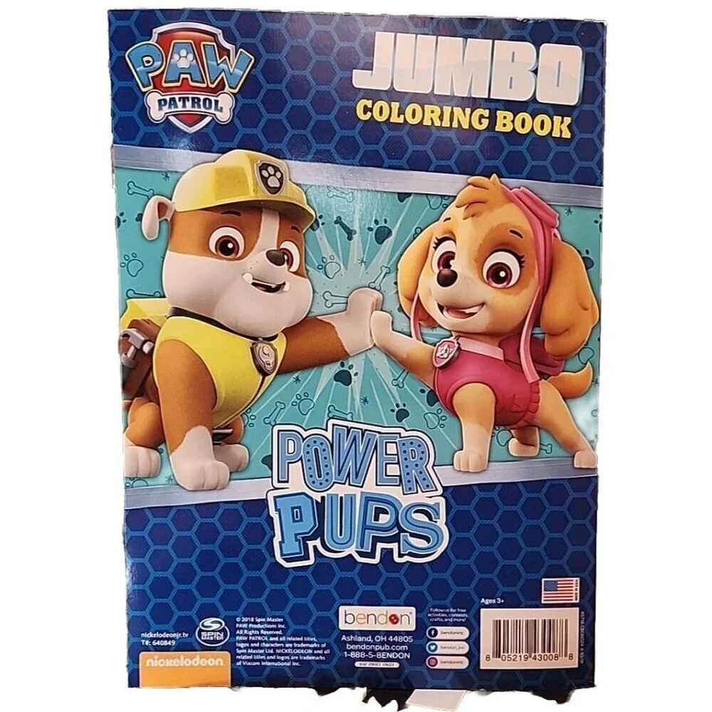 Nickelodeon Paw Patrol Kids Coloring & Activity Book 'Power Pups' 80 pages